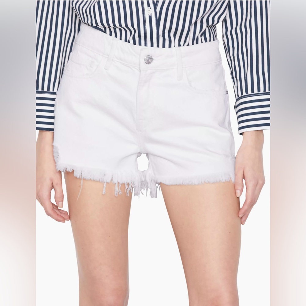 FRAME white denim shorts - Size 25, worn once!!!